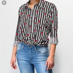 🎄Empyre Havana Rose🎄 Stripe tie front